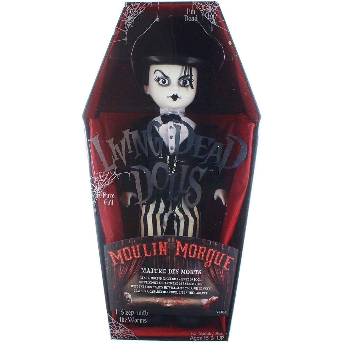 Living Dead Dolls Series 33 Moulin Morgue: Maitre Des Morts