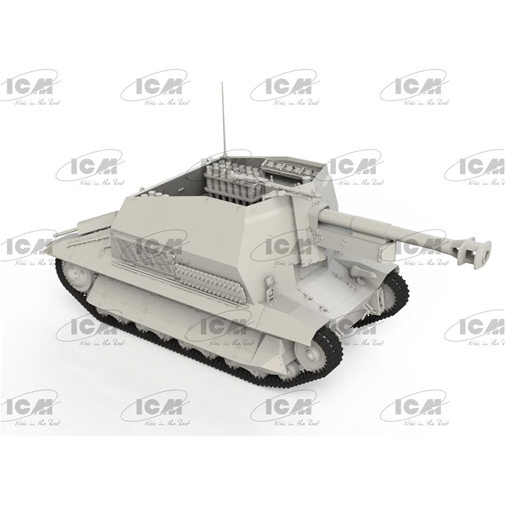 ICM 1/35 German Army 10.5cm leFH 16(Sf) Auf Geschutzwagen FCM36(f) Plastic Model 35340