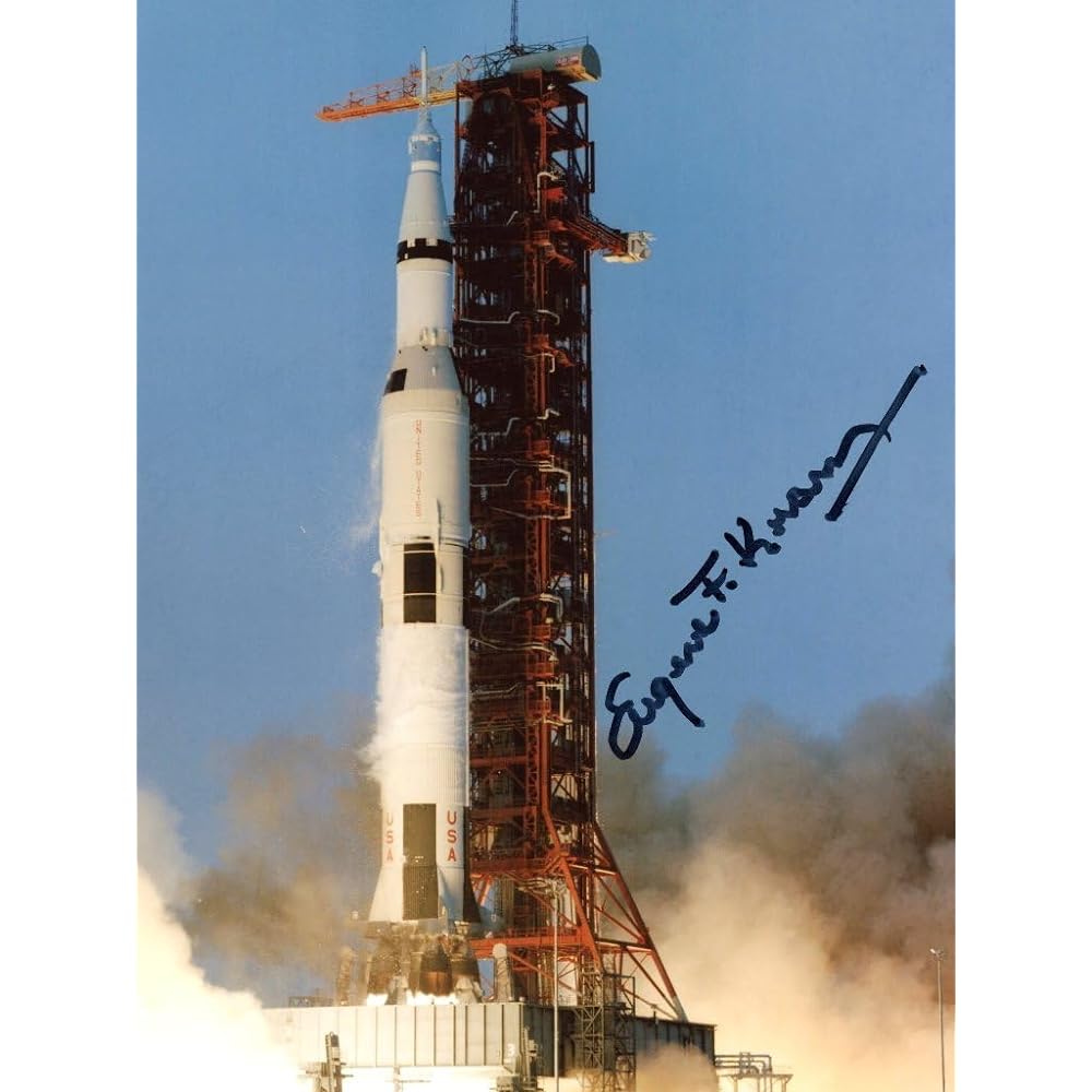 Apollo 13 Commander Gene Kranz Autographed Poster Beckett Certified Seed Stars Certificate of Authenticity Comes in UV Protection Case NASA JAXA Space Brothers