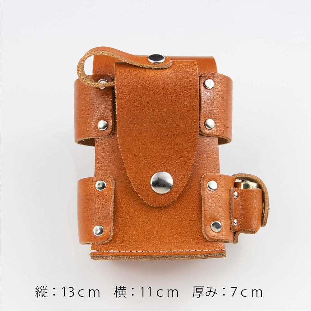 (Think Leather) ThinkLeather Tochigi Leather Golf Scope Rangefinder Case Genuine Leather TL-1001