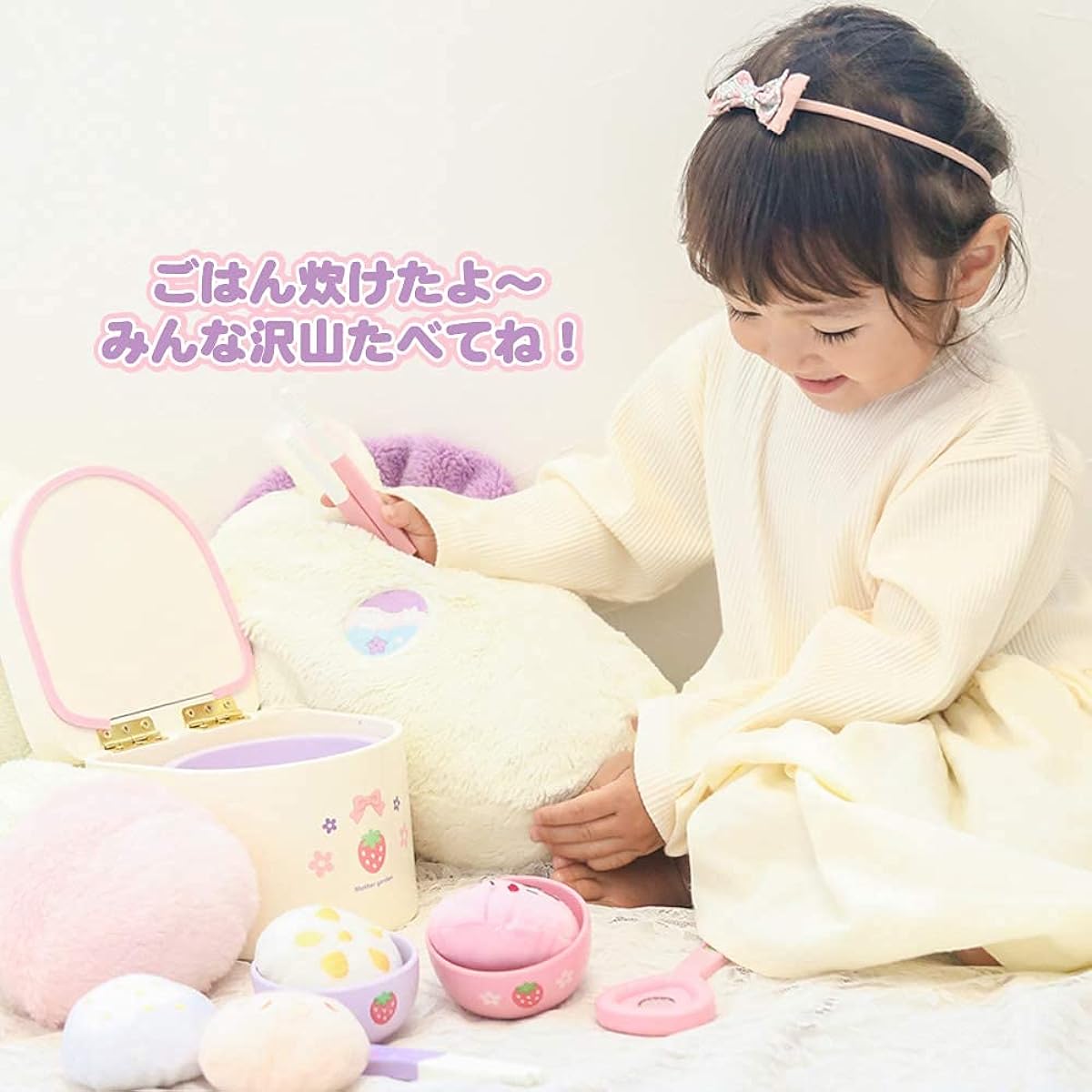 Mother Garden Pretend Play Set Rice Cooker Wooden Toy Pretend Play Educational Toy Gift 623-58389
