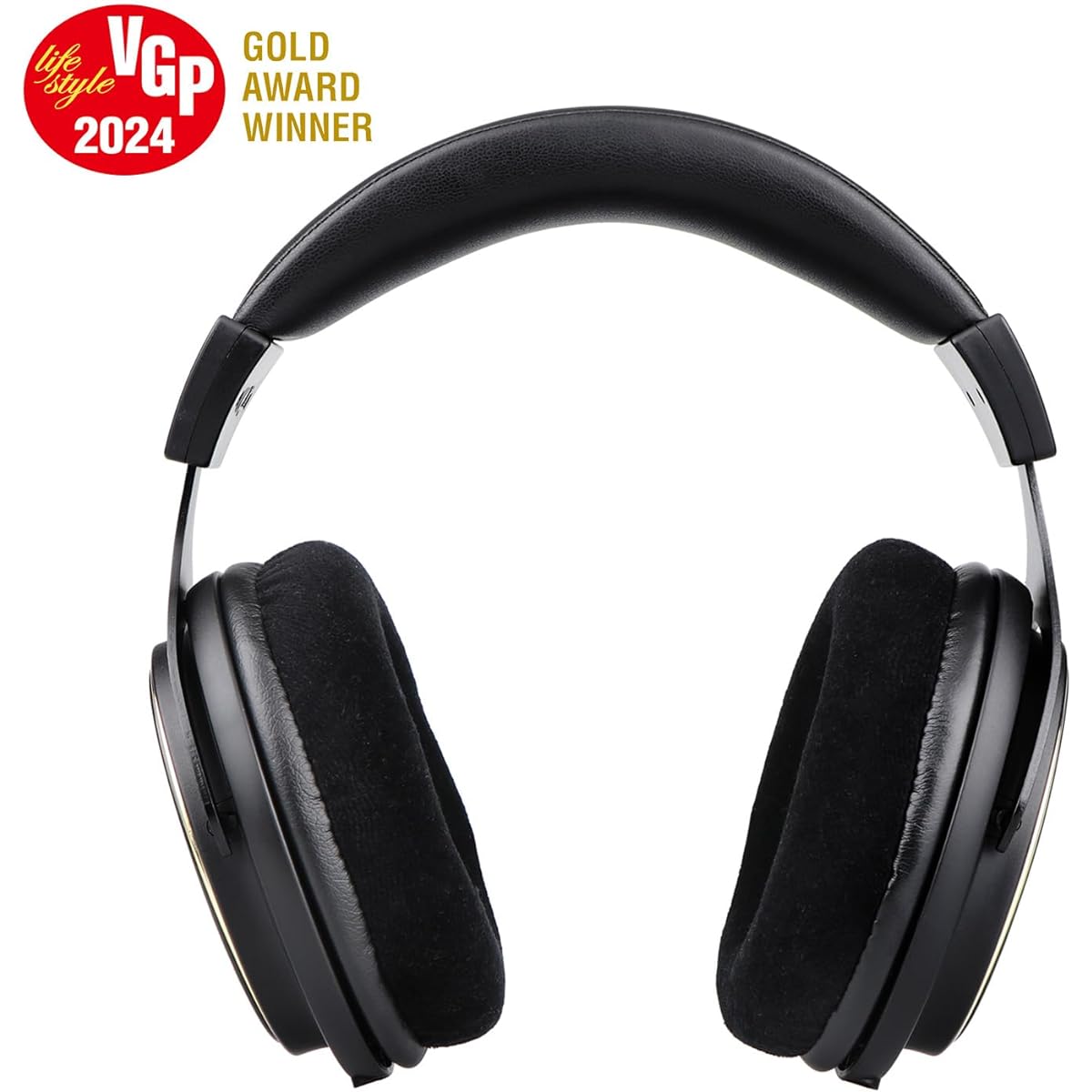 Linsoul Thieaudio Ghost Custom 40mm Dynamic Driver Over Ear Headphones Open Back Reference Tuning with Detachable Cable for Audiophile Studio Musicians Black