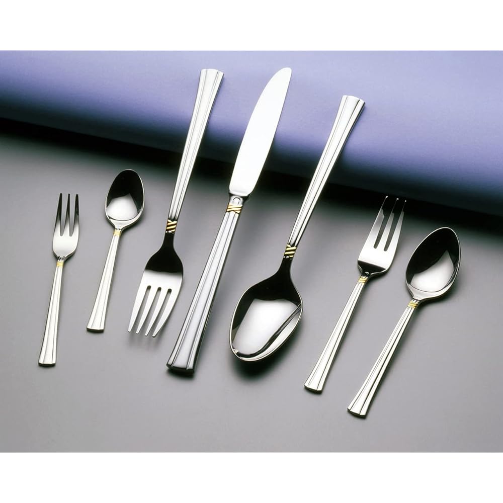 Kobayashi Kogyo Lucky Wood Cutlery Set Made in Japan Emerald Gold 12pc. Pair Dinner Set Gift Wrapping Specification Made in Niigata Tsubame-Sanjo