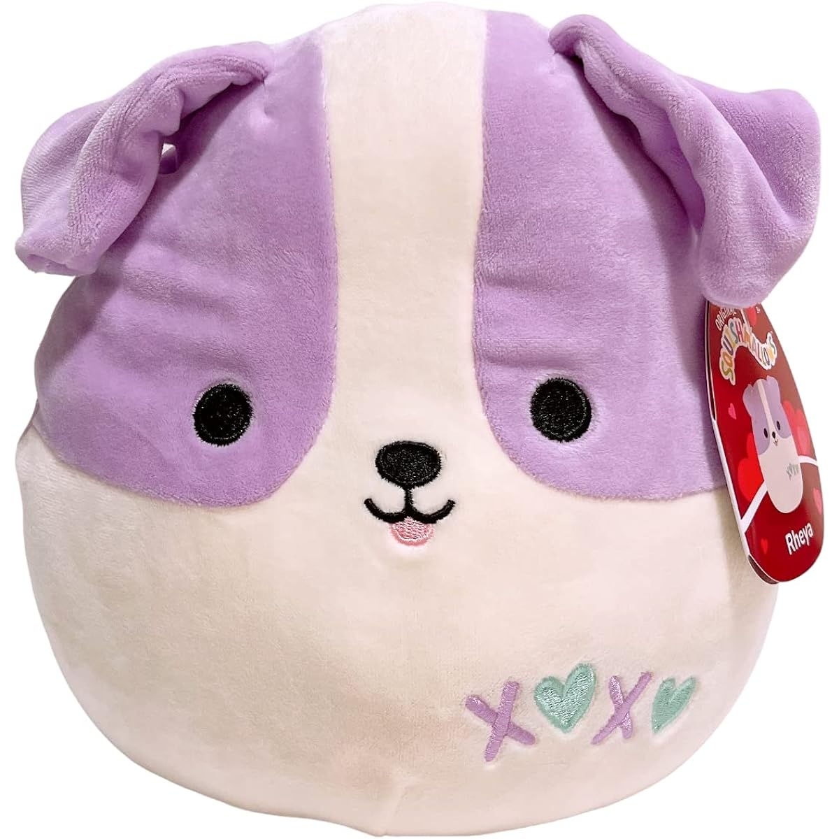 Squishmallow Kellytoy Valentine Squad Plush (8" Rheya The Corgi Dog)