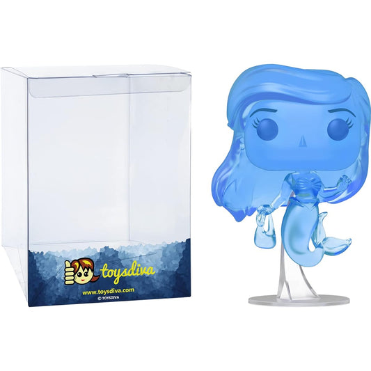 Ariel (EE Exc): P o p ! Vinyl Figure Bundle with One Compatible "ToysDiva" Graphic Protector (563-62351 - B)