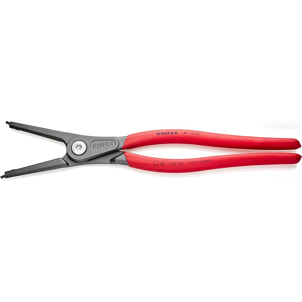 KNIPEX KNIPEX 4911-A4 Shaft Precision Snap Ring Pliers Straight (SB)