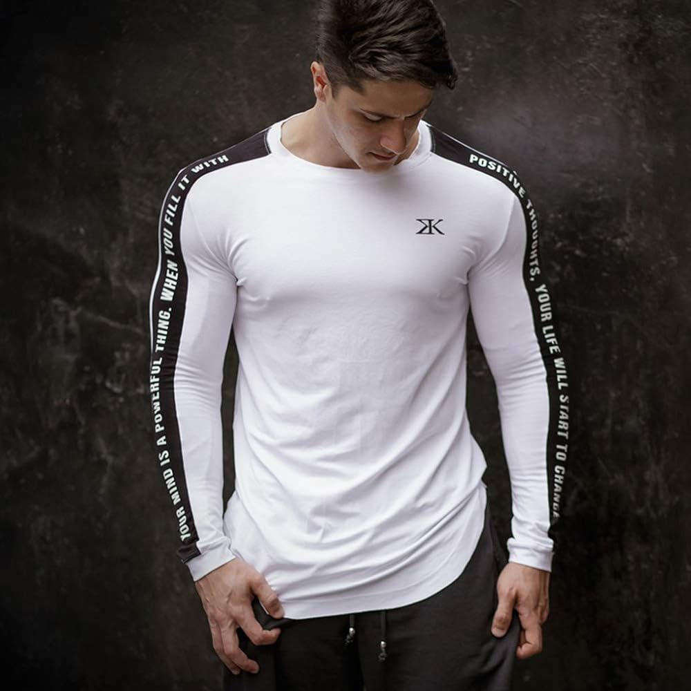 [Samy] CX150 Men's T-Shirt, Long Sleeve, Sports, Training Wear, Fitness, Sweat Absorbent, Quick Drying, Stretching, Muscle Training, Body Building