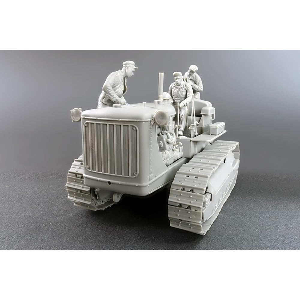Miniart 1/35 US Army Tractor Towing Winch with 3 Soldiers MA35225 Plastic Model