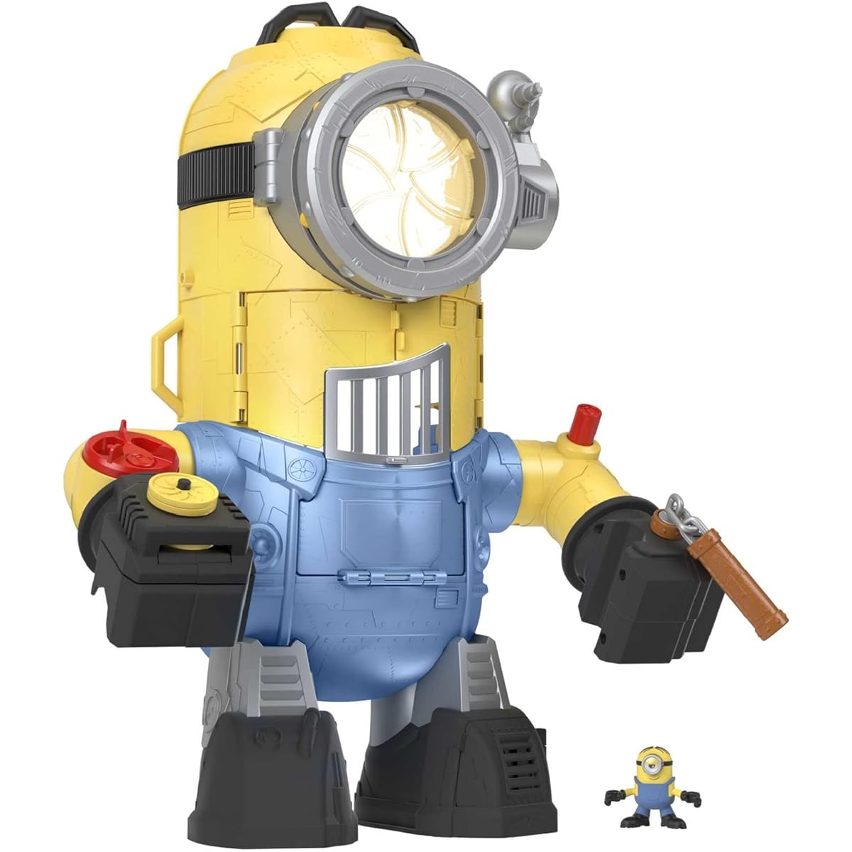 Minion Toy Gru MinionBots Robot Playset with Punching Action and Stuart Figure for Ages 3+ (Accessories)
