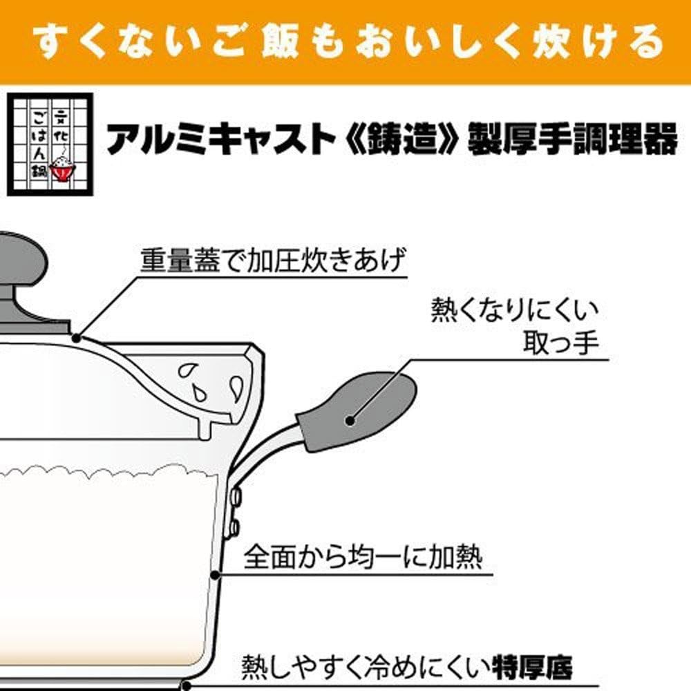 Hokuriku Aluminum DX Culture Pot 22cm HC27-RM221