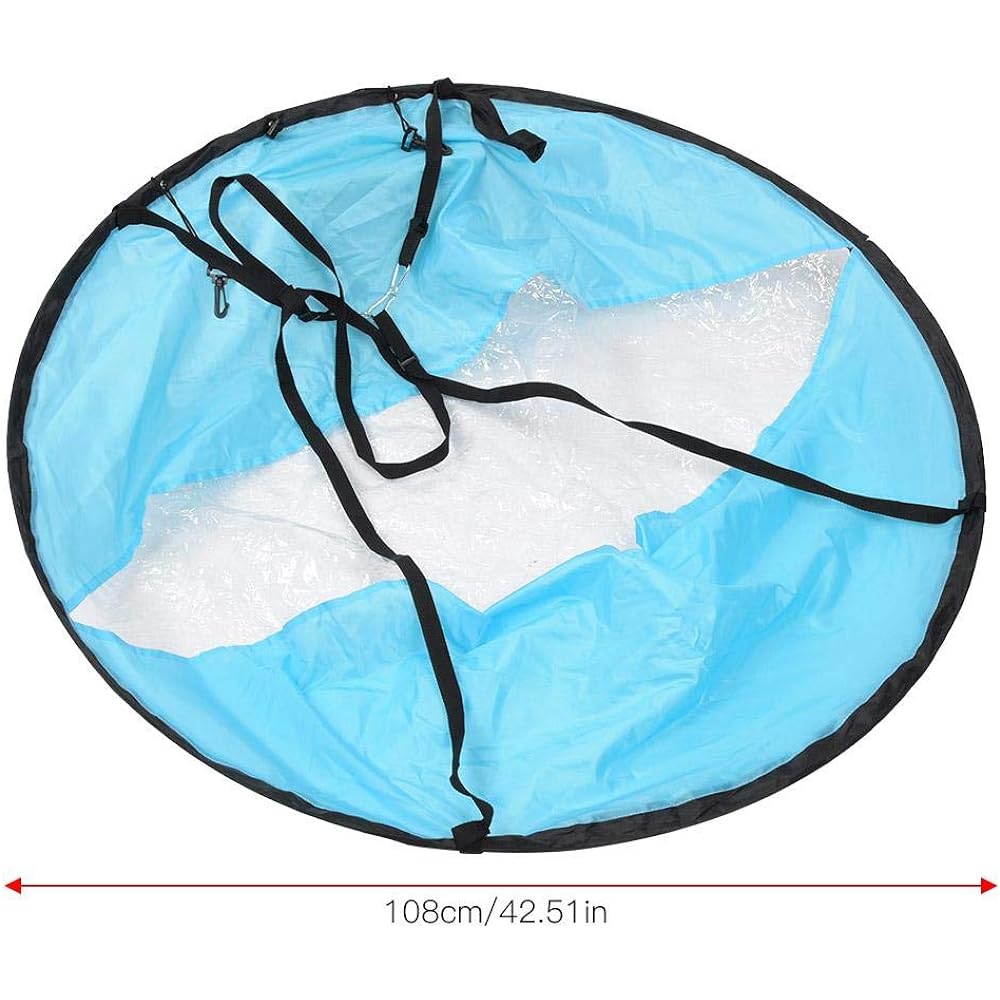 Kayak Sail Kayak Wind Sail 108cm Small Lightweight Foldable Easy to Use Compact Design Portable Kayak Canoe Inflatable Boat with Storage Bag