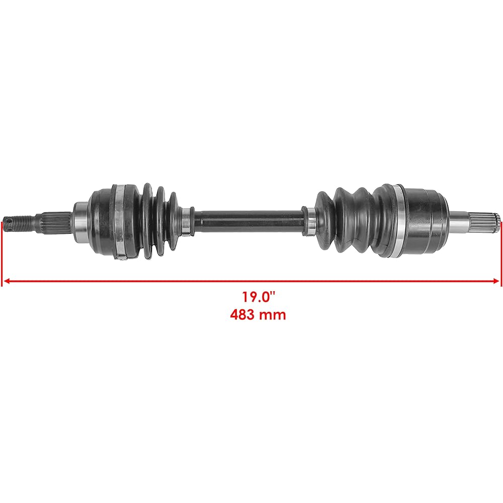 Caltric Front Left and Right Complete CV Joint Axle Compatible with Honda TRX300FW Fourtrax 300 4X4 1993-2000