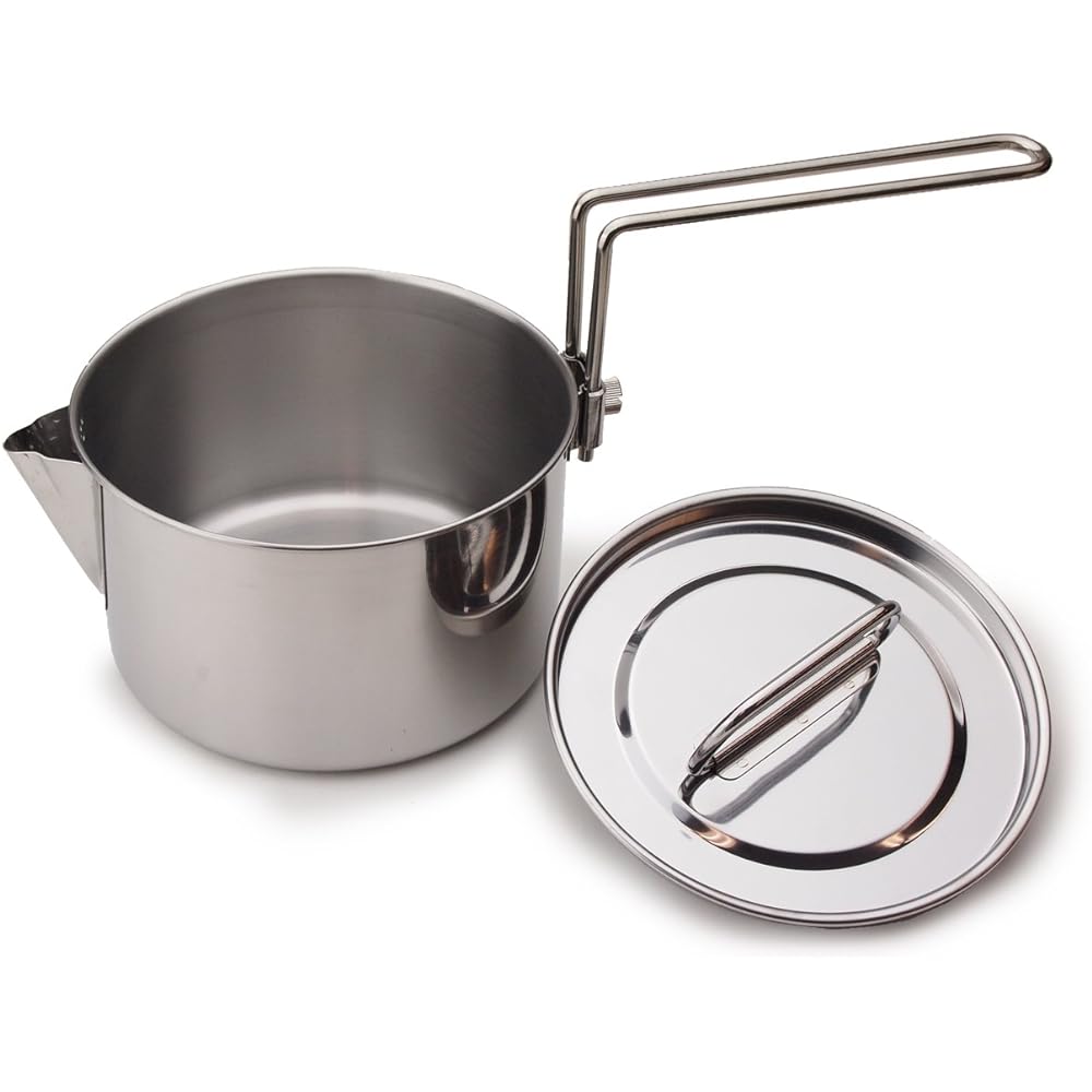 CAPTAIN STAG Camping Kettle Cooker 14cm 1.3L M-7296