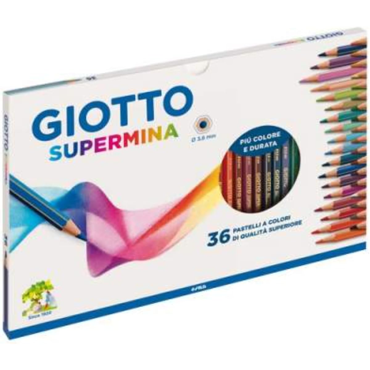 Giotto Supermina 36 color pastel