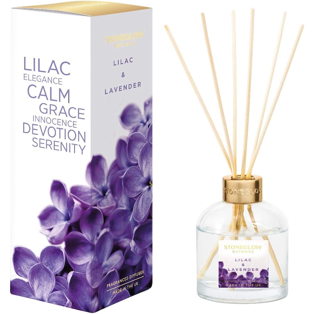 Euro Japan Elegance STONEGLOW Diffuser 150ml Lilac & Lavender