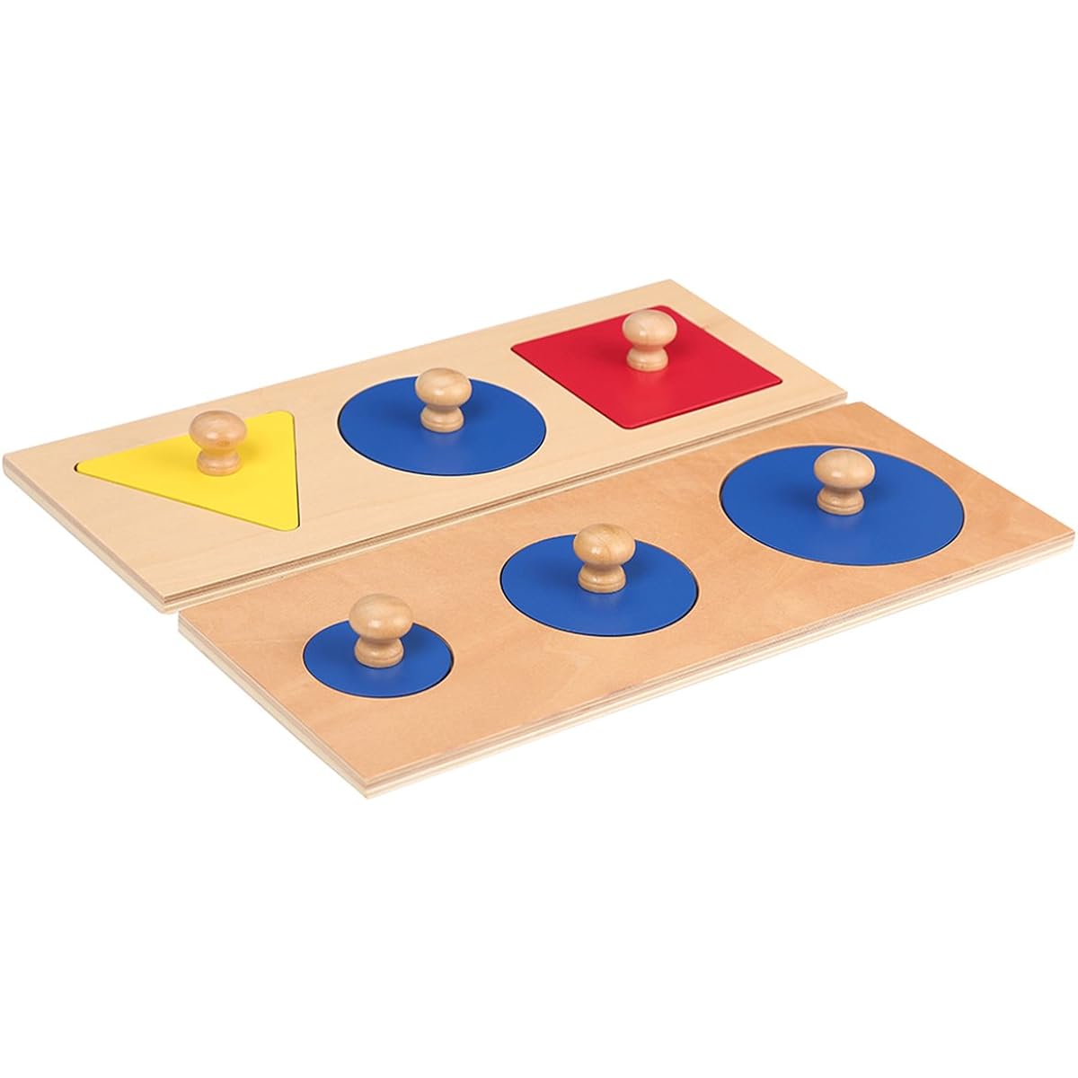 Montessori Material Insets Shape Puzzle Toddler Preschool Toys