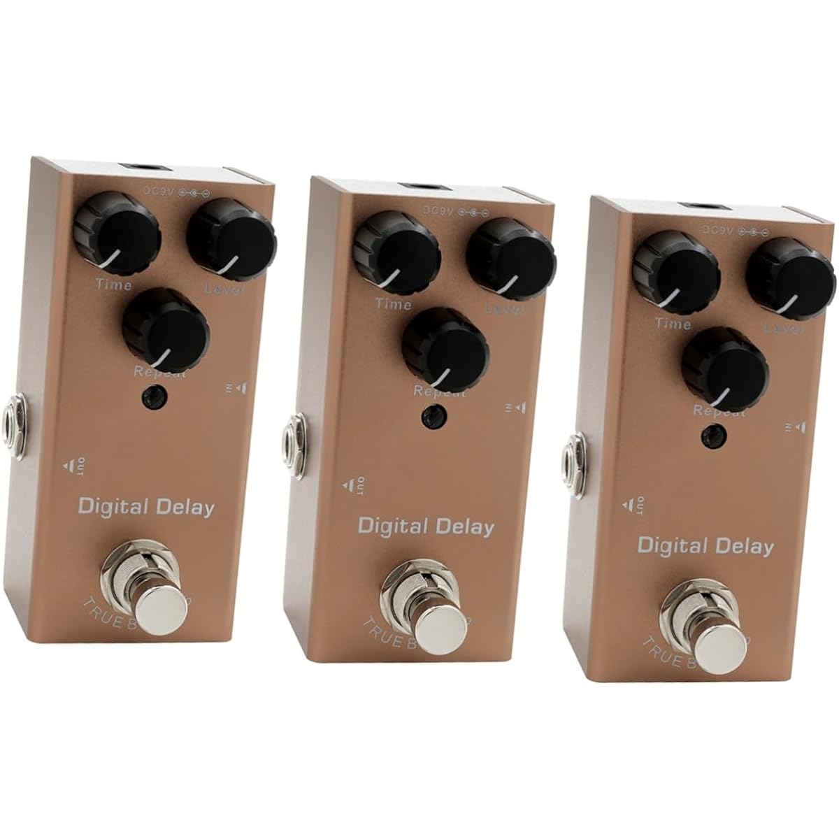 Vaguelly 3pcs Guitar Effects Boss Pedal Electric Guitar Pedal 10 Effect Delay Looper Guitar Pedal Guitar Delay Bass Effect Pedal Delay Effector Delay Pedal