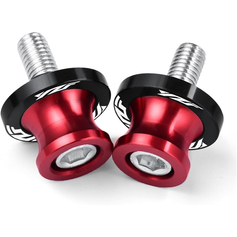 Slider Spool Swingarm Motorbike 6MM Motorcycle Accessories Swingarm Spools Slider Stand Screws CNC Aluminum FOR YZF R1 1999-2018 2006 2007 2008 2009 2010 (Color : G 6MM)