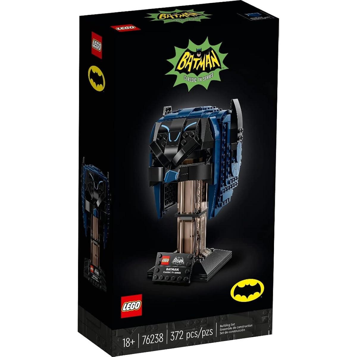 LEGO Exclusive DC Batman Classic TV Series Batman Cowl 76238 Building Toy for Adult Model Makers (372 Pieces)