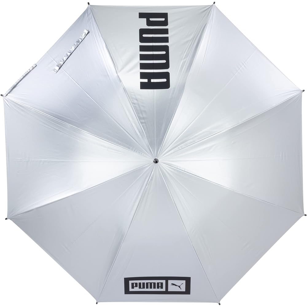 Puma Men's Silver Jump Umbrella for Both Sunny and Rainy Days 70cm x 8R Black PBP59JP70
