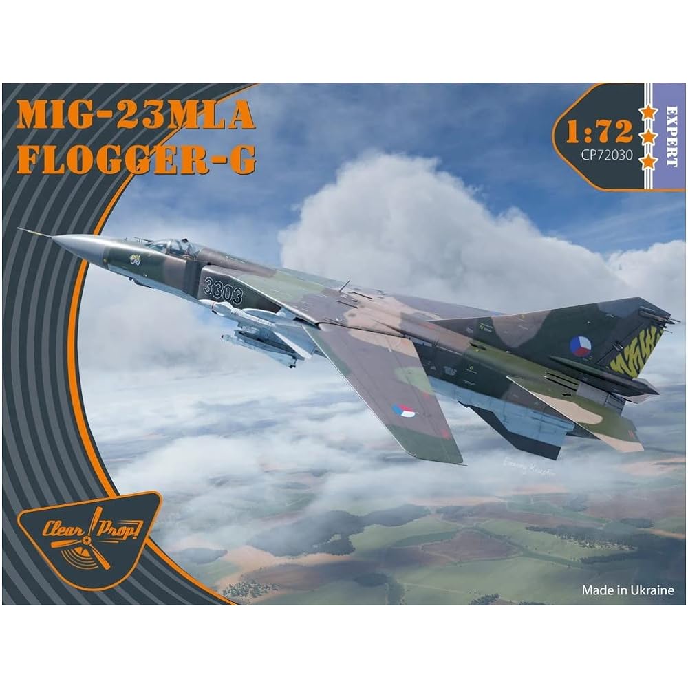 Clear Prop! Clear Prop 1/72 Czech Army MiG-23 MLA Frogger G Expert Kit Plastic Model CPU72030