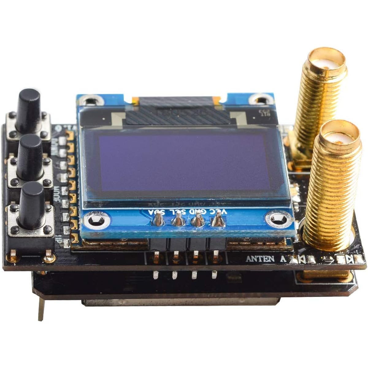 AKK Diversity RX 5.8G 48CH FPV Receiver Module Low Power Buzzer SMA Female Diversity Receiver with 2 RX Modules Compatible with FatShark Goggles