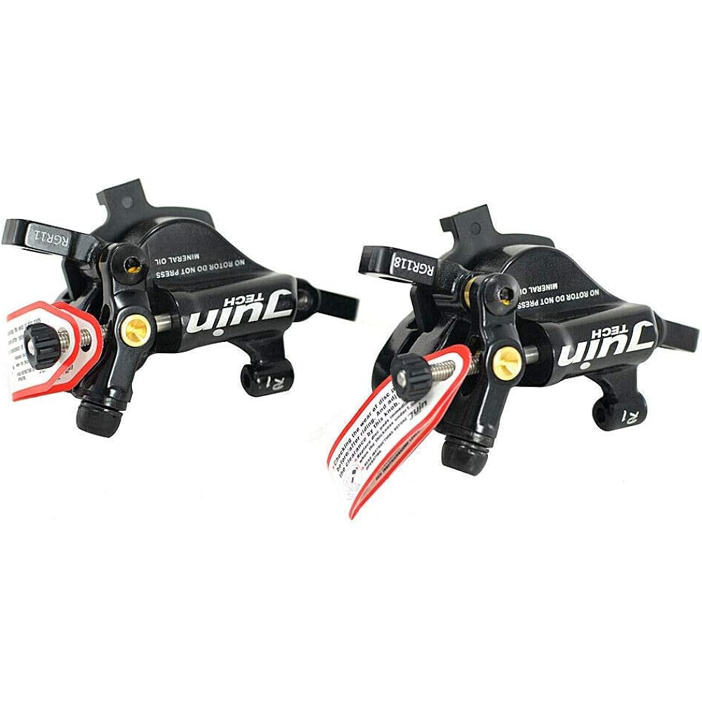 JUIN TECH R1 Hydraulic Road CX Disc Brake set 160mm with Rotor, Front and Rear, Black, JT1902