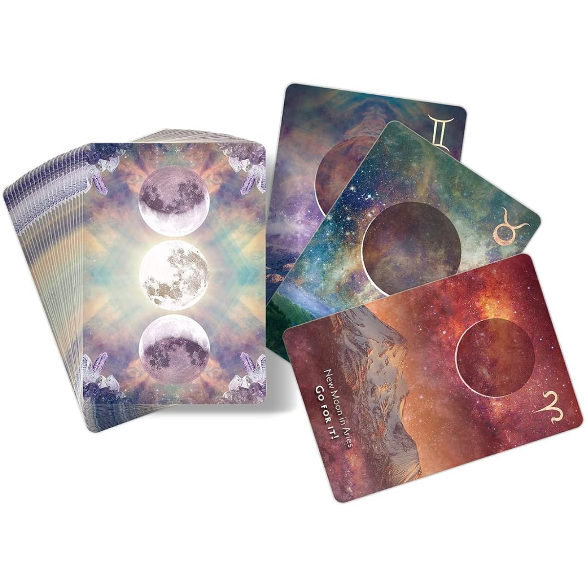 Oracle Cards Japanese Version Fortune Telling [Moonology Manifestation Oracle Cards 2023 Revised Edition] Comes with Japanese Instruction Manual