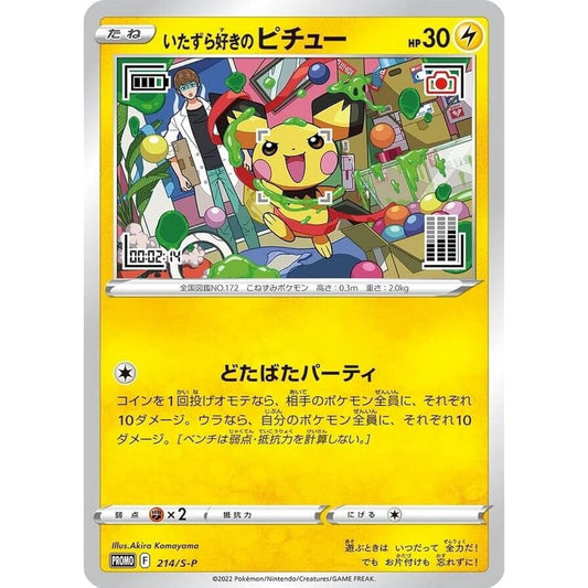 Pokemon TCG: Mischievous Pichu - Promotional Card