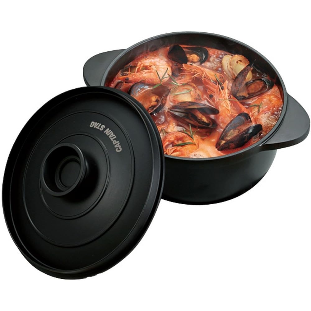 CAPTAIN STAG BBQ Pot Cast Aluminum Cocotte