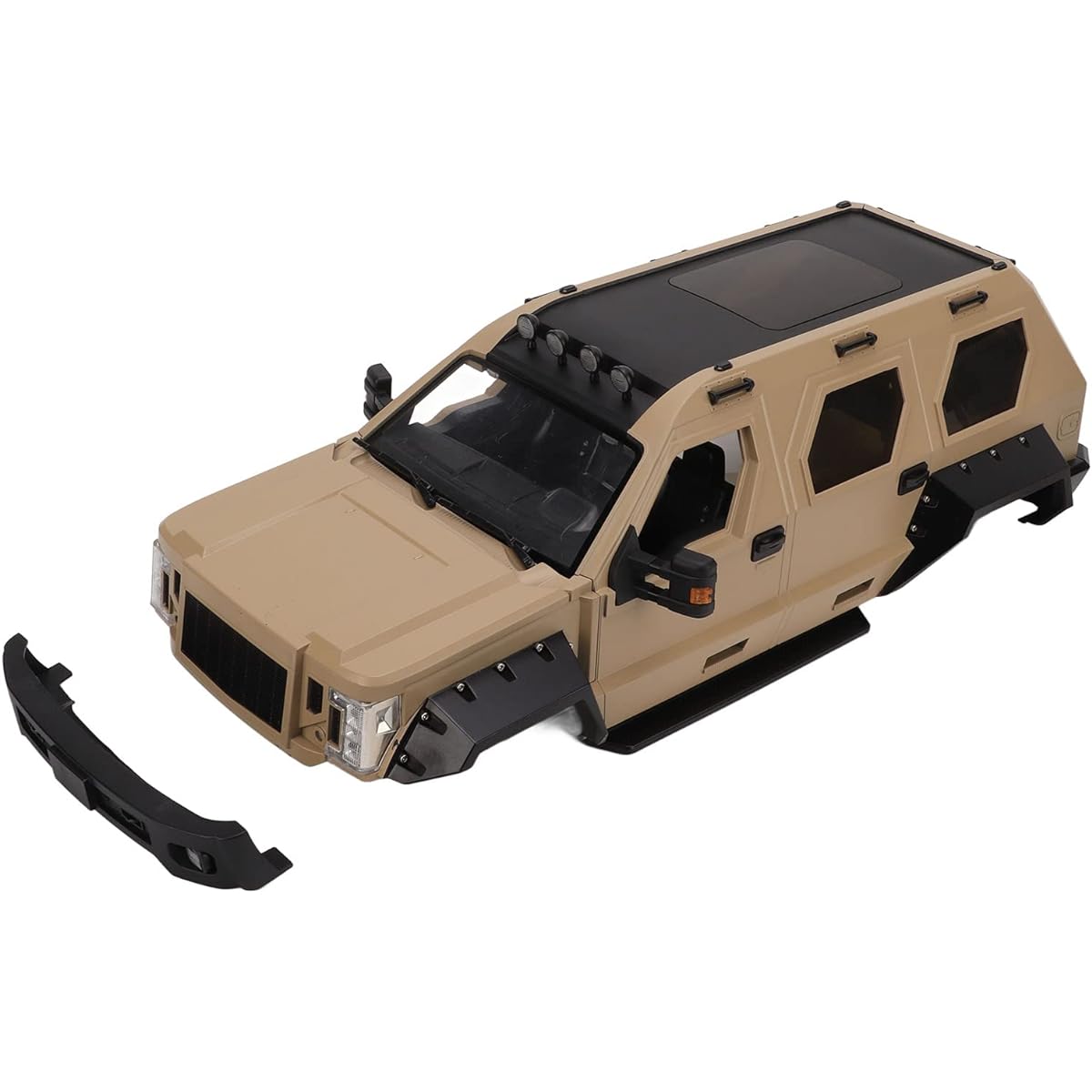 RC Body Shell 324mm Wheelbase Hard Plastic RC Car Shell Desert Yellow Accessories Spare Parts for Traxxas 1/10 RC