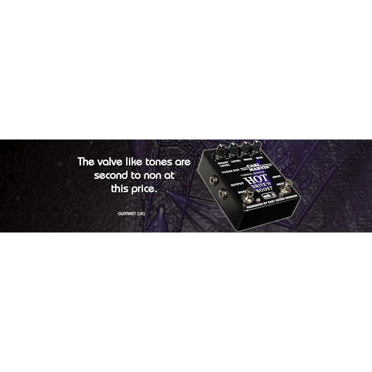 Carl Martin Hot Drive'n Boost Mk3 Overdrive & Booster Unit [Domestic genuine product]