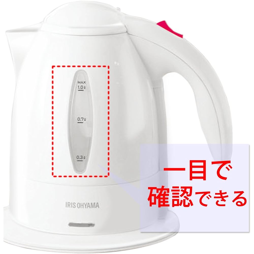Iris Ohyama Electric Kettle White IKE-1001-W
