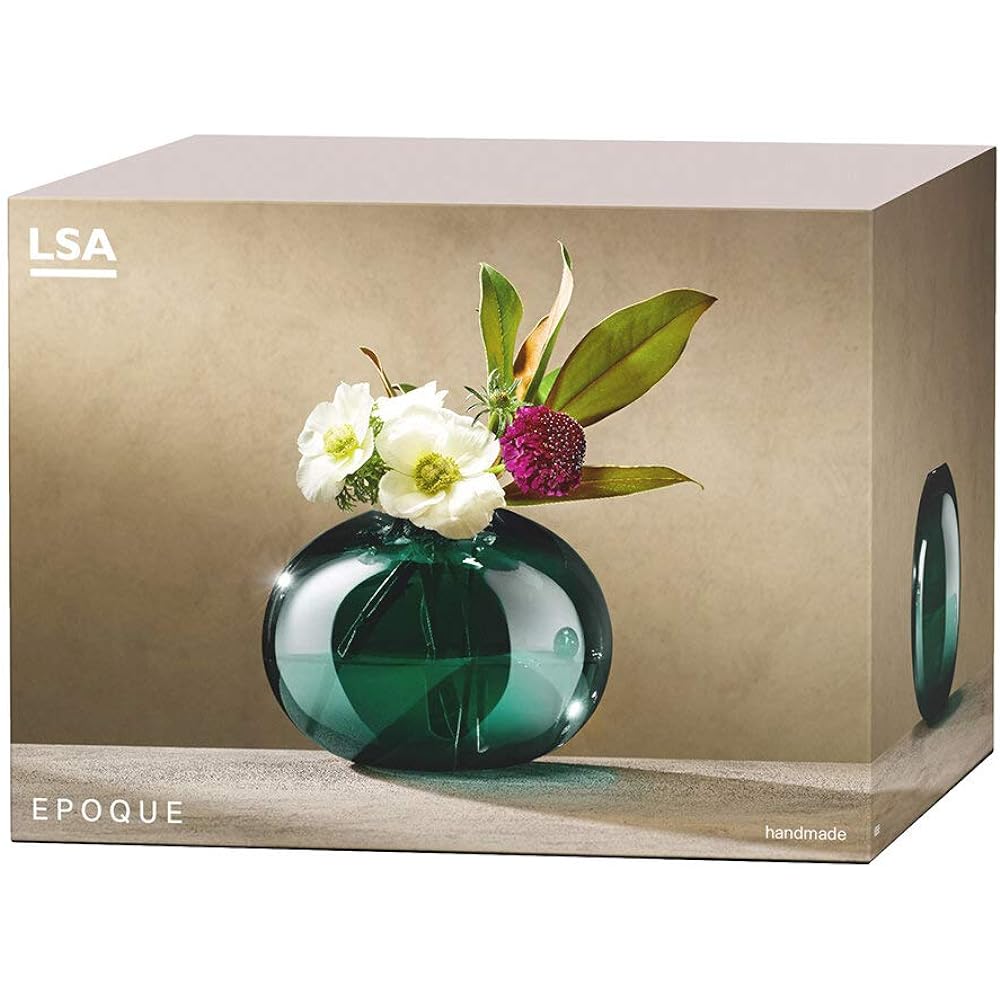 LSA Epoque Vase H18cm Peacock