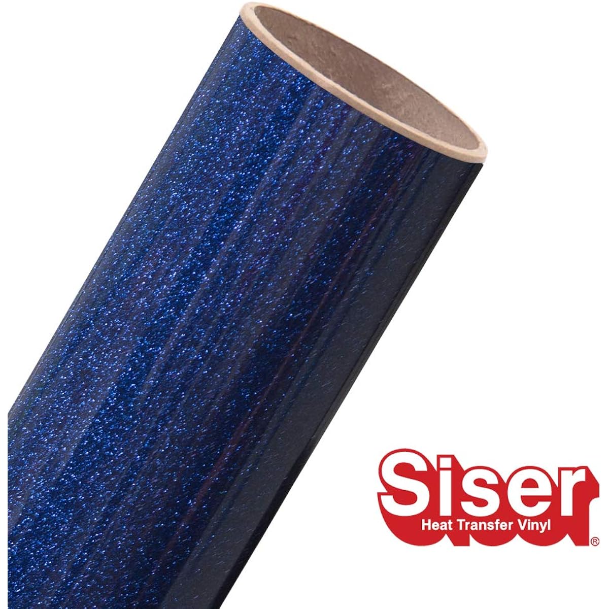 Siser Glitter 11.8" x 5 Yard Roll (Royal Blue, 15 Feet)