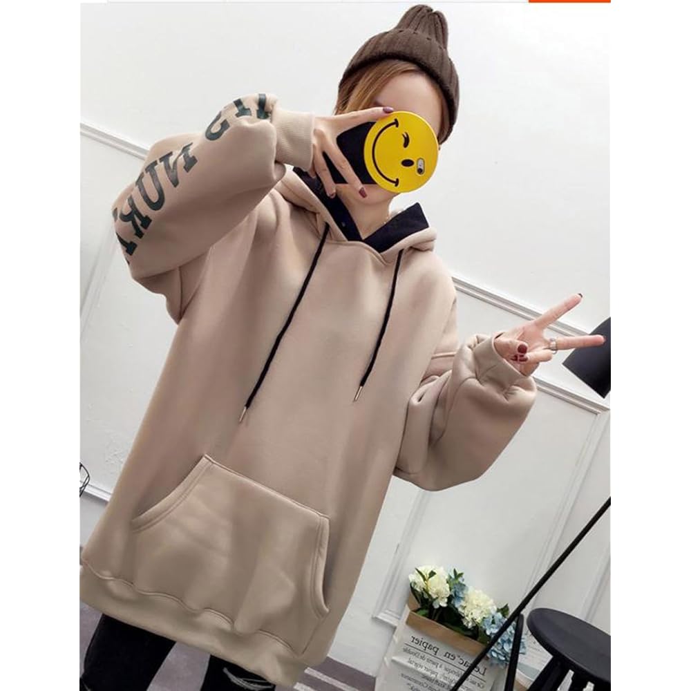 [Byban] Loose Hoodie, Women's Parka, Hooded, Stylish, Casual, Sweatshirt, Spring Clothes, Students, Korean
