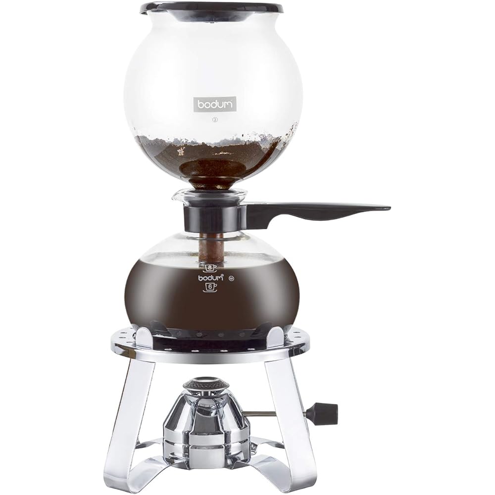 BODUM Bodum Coffee Maker Siphon PEBO Pebo Siphon Coffee Maker 1000ml Black Plastic Filter Glass Beaker Direct Fire Coffee [Genuine Product] 1208-01 BODUM Bodum Coffee Maker Siphon PEBO Pebo Siphon Coffee Maker 1000ml Black Plastic Filter Glass Beaker Dir