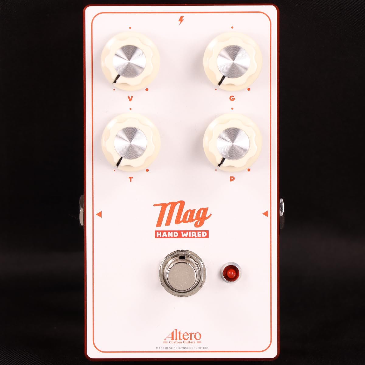 Altero Custom Guitars/Mag-Distortion- HAND WIRED Saturation Overdrive Booster