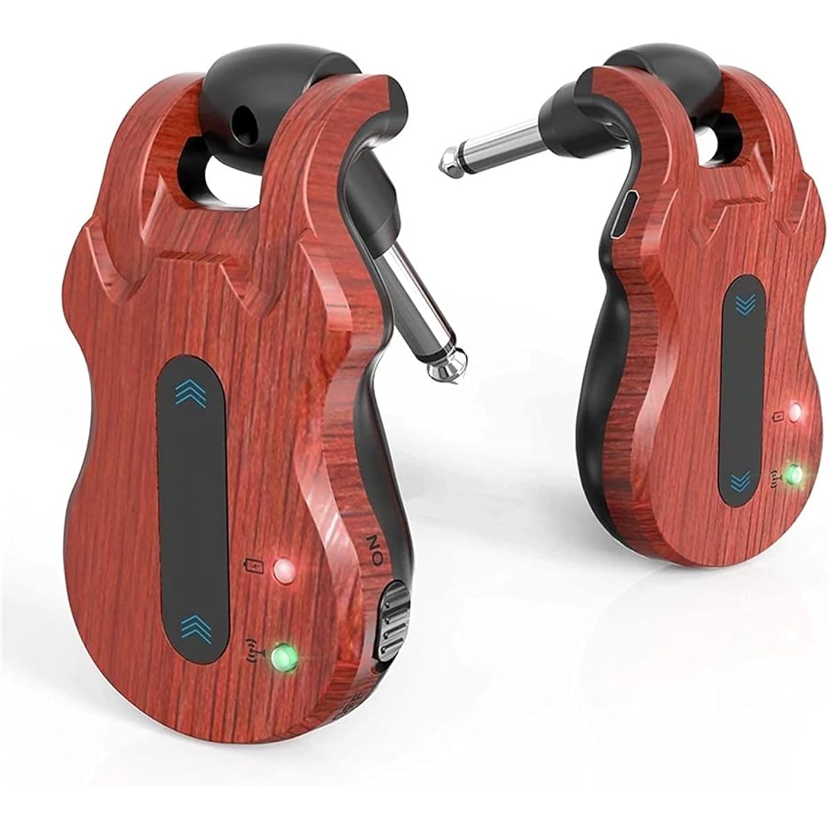 Wireless Guitar System 5.8GHz wireless guitar system Built-in rechargeable battery 300ft transmission range
