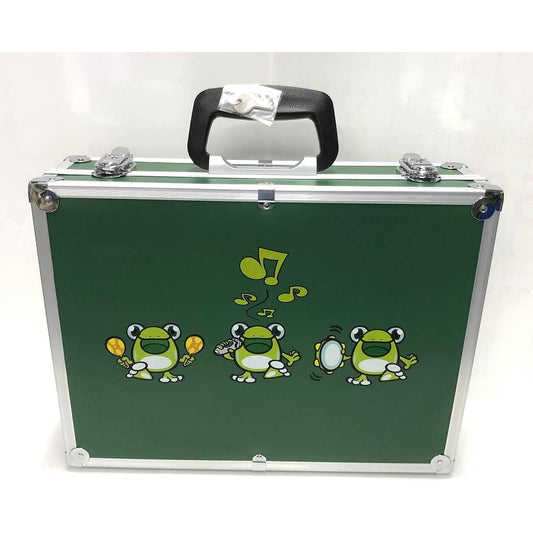 Moriagatte Kero Trunk Tambourine Tin Maracas Set