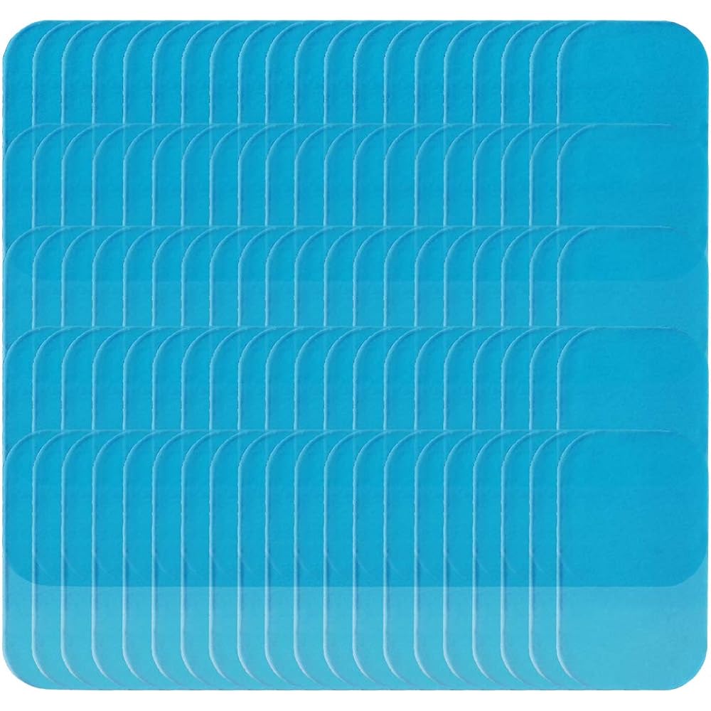 [100 Sheets] 8 Pack EMS Abs Training Gear Dedicated Gel Sheets Set of 100 High Conductive Gel Pads for Abs Belt