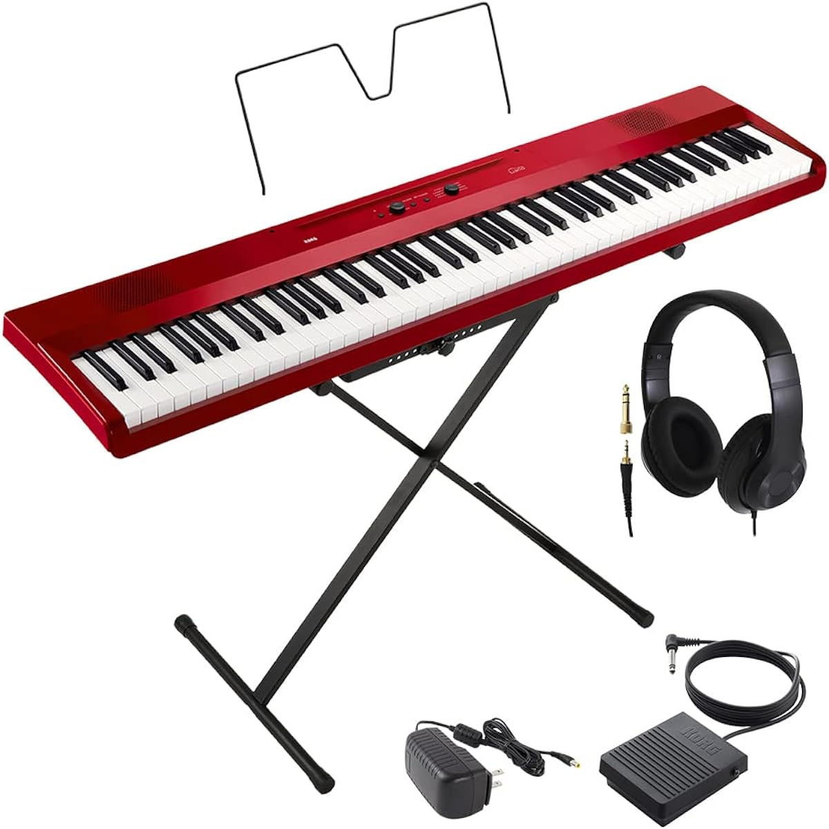 KORG L1SP MRED Keyboard Electronic Piano 88 Keys Headphone Set KORG