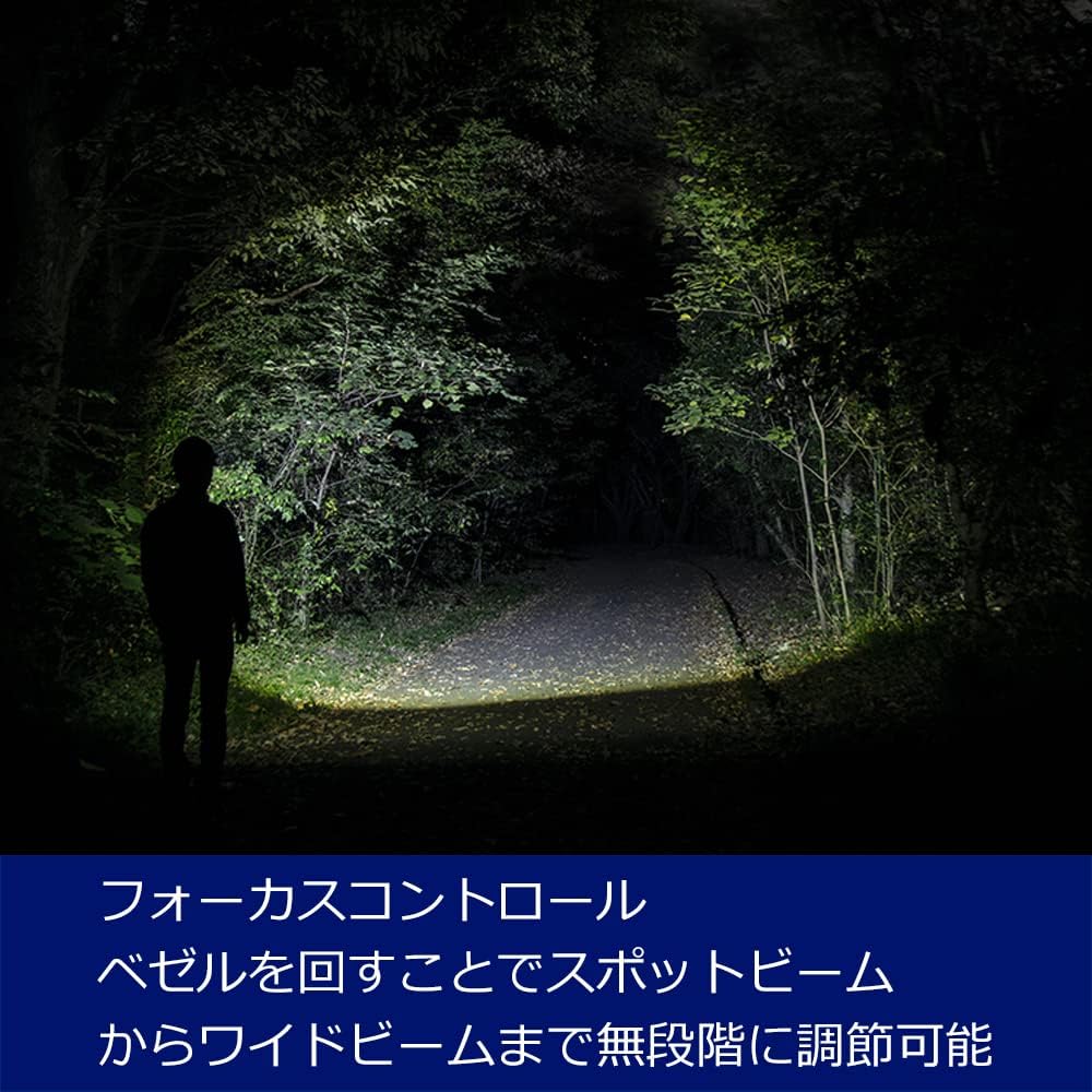 GENTOS LED headlight USB rechargeable [Brightness 670 lumens/Practical lighting 2.5 hours/Dustproof/Splashproof] Uses dedicated rechargeable battery or 3 AAA batteries (sold separately) Axley AR-100H