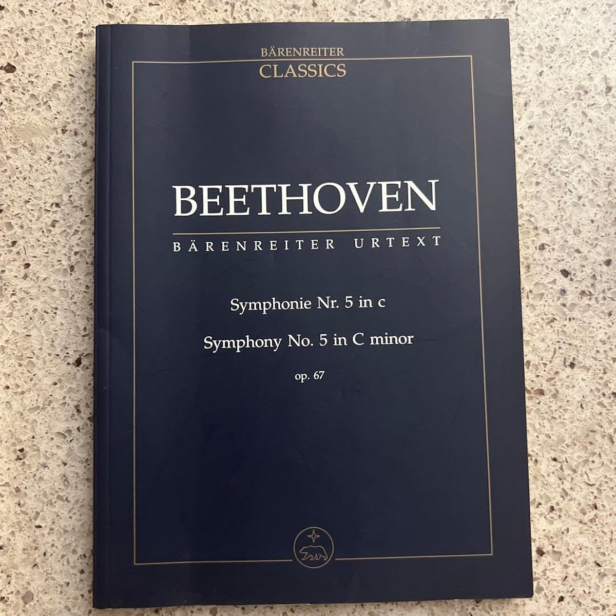 Full score Beethoven's Symphony No. 5 "Fate" X4QB