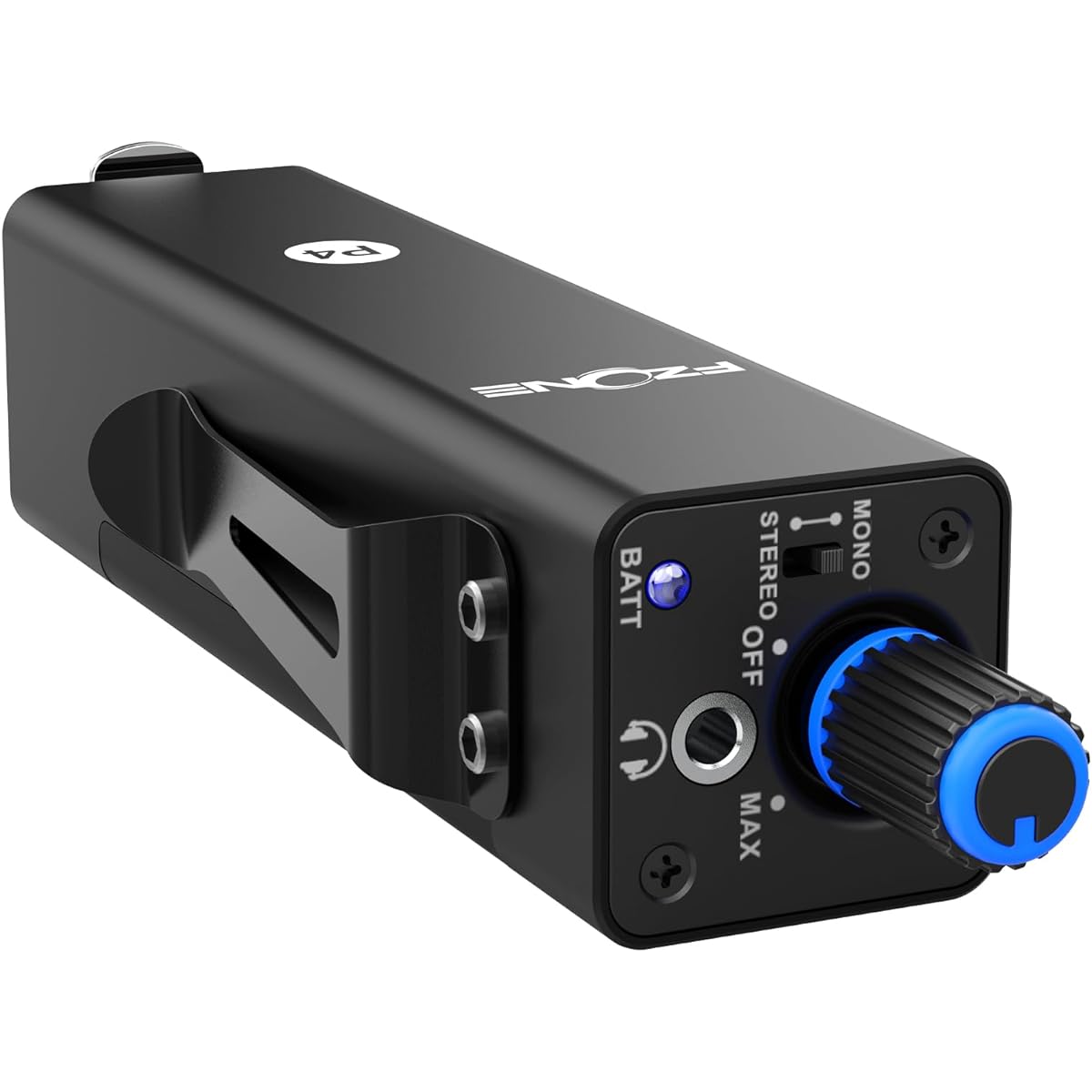 FZONE P4 In-Ear Monitor Amplifier Stereo/Monaural Volume Controller Amplifier Solution for Keyboard Players Drummers Guitarists