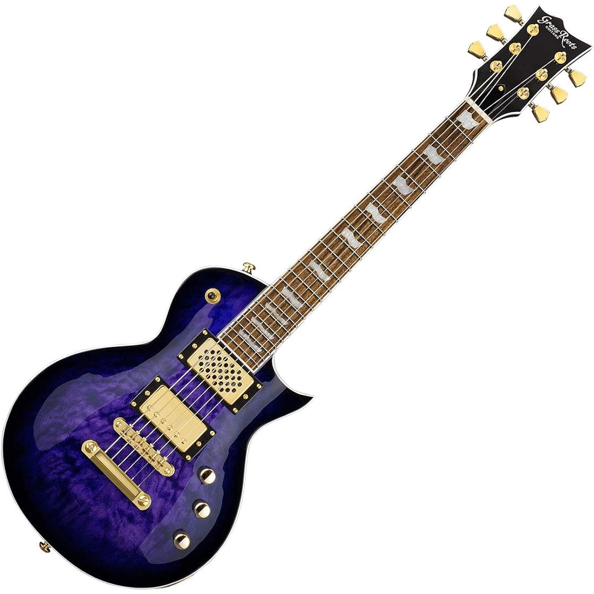 GrassRoots G-EC-MINI Reindeer Blue Electric Guitar Mini Guitar GrassRoots