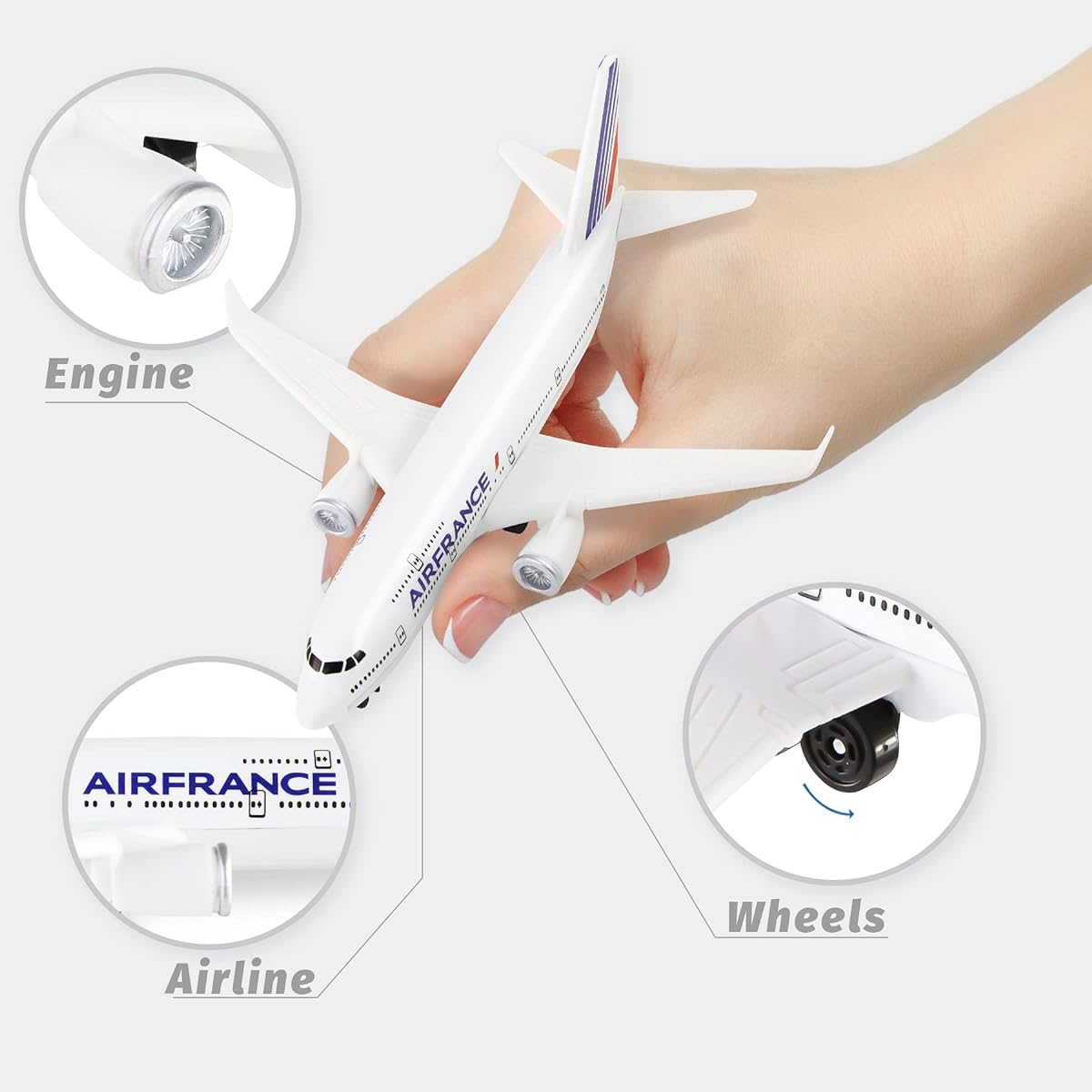 Joylludan Model Airplane French Model Airplane Airplane Model for Collection & Gift