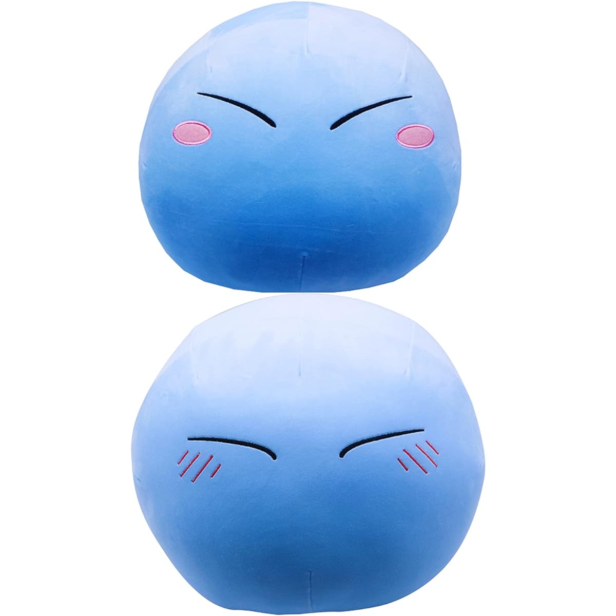That Time I Got Reincarnated as a Slime Plush Toy Body Pillow Fan Accessories Doujin Goods Rimuru Slime Cushion Dango Tensura Rimuru Tempest Toy Cosplay Accessories Props Present Moe Goods Cute Halloween Present Gift (Moe Moe + Embarrassing 40cm Set)