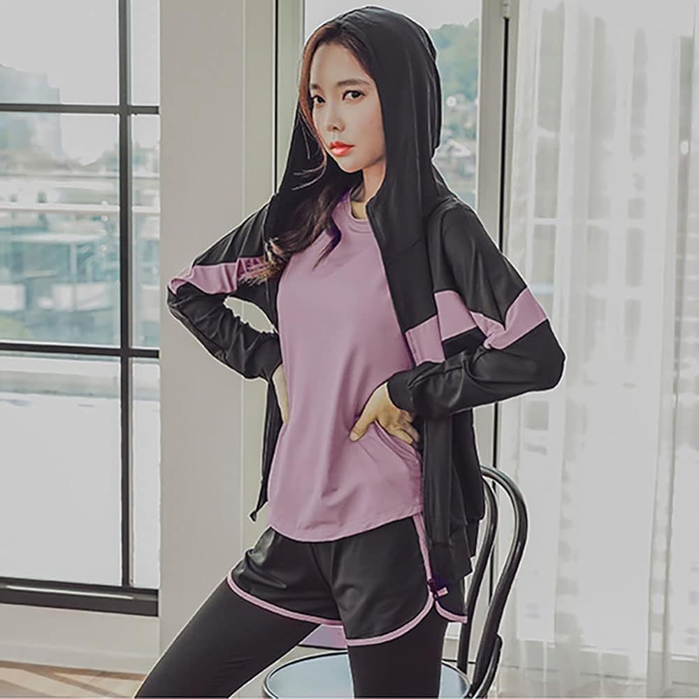 [IBTOM CASTLE] Yoga Wear, Women's Sportswear, Training Wear, Top and Bottom, Fitness Jersey, Sports Bra, Sweat Absorbent, Quick Drying