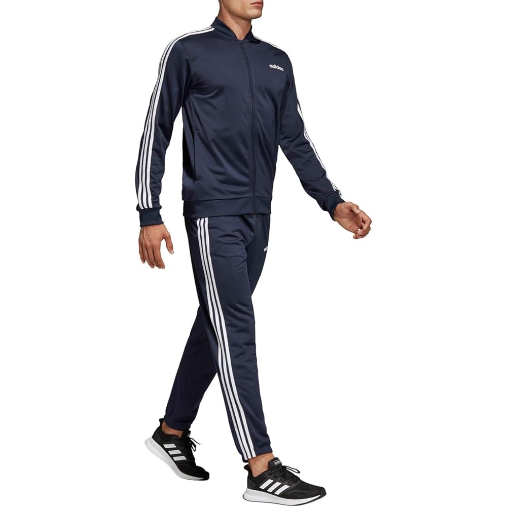 [Adidas] Top and Bottom Set Core 3 Stripes Tricot Tracksuit FRW20 Men's